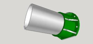 tube and mount for torsional rigidity